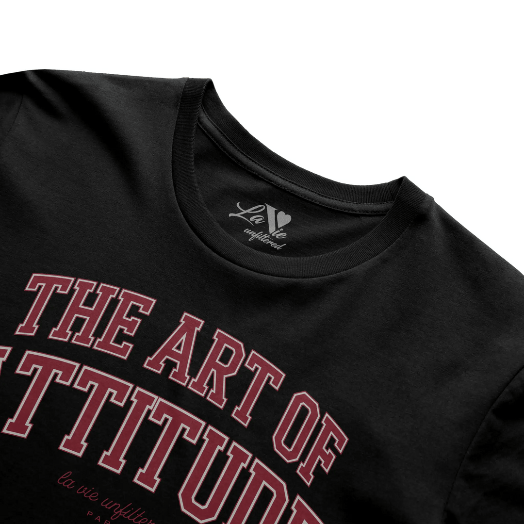 The Art Of Attitude Rouge - The Unfiltered Tee - La Vie unfiltered
