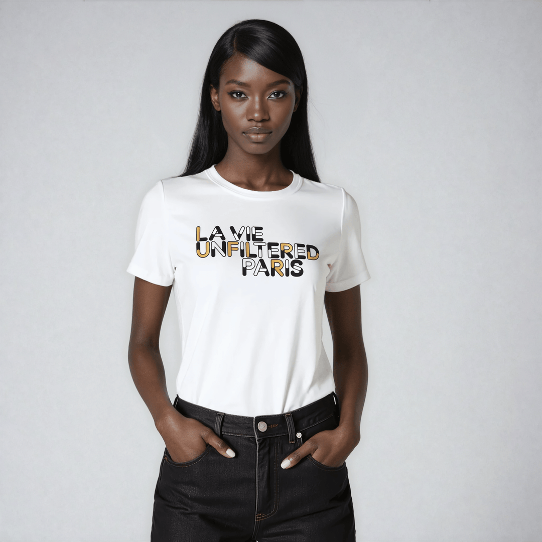 The Metallic Paris Drop - The Unfiltered Boxy Fit - La Vie unfiltered