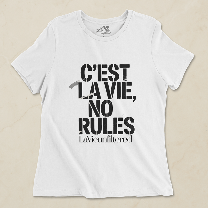 The No Rules Drop - Allure Jersey Tee - La Vie unfiltered