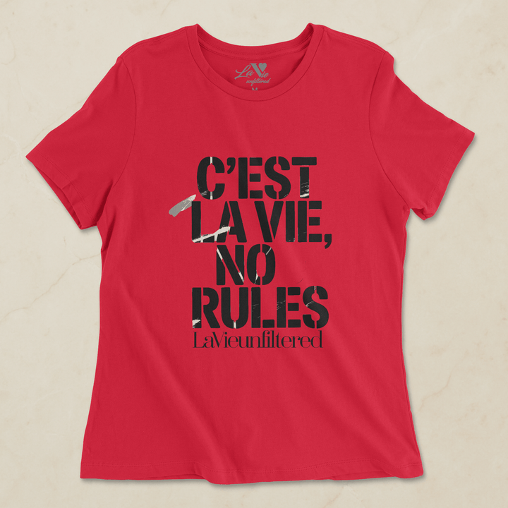 The No Rules Drop - Allure Jersey Tee - La Vie unfiltered