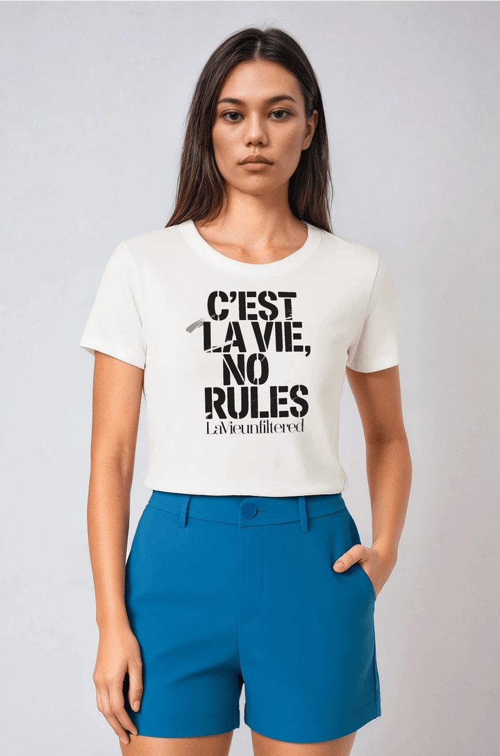 The No Rules Drop - Allure Jersey Tee - La Vie unfiltered