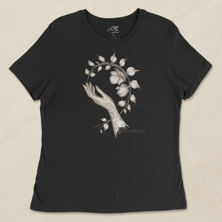 The Whispered Bloom - Allure Jersey Tee - La Vie unfiltered