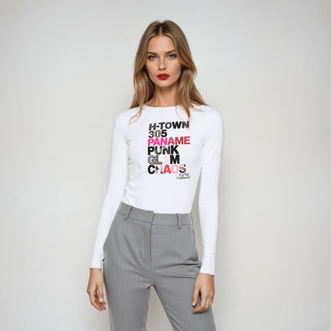 Unfiltered Coordinates: Cities of Chaos - Allure Long Sleeve Tee - La Vie unfiltered