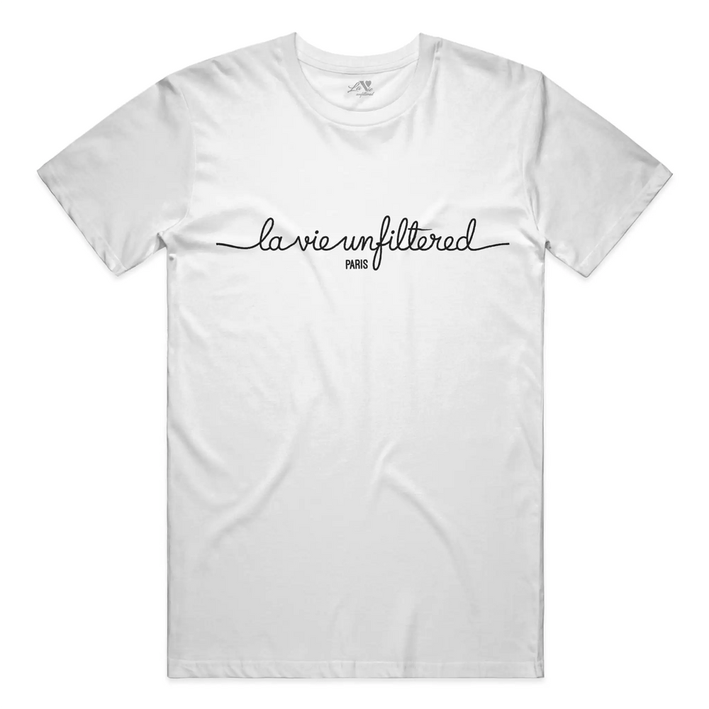 Unfiltered Paris Script - The Unfiltered Boxy Fit - La Vie unfiltered