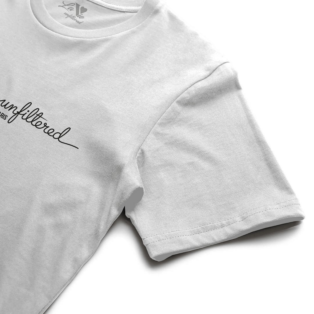 Unfiltered Paris Script - The Unfiltered Boxy Fit - La Vie unfiltered