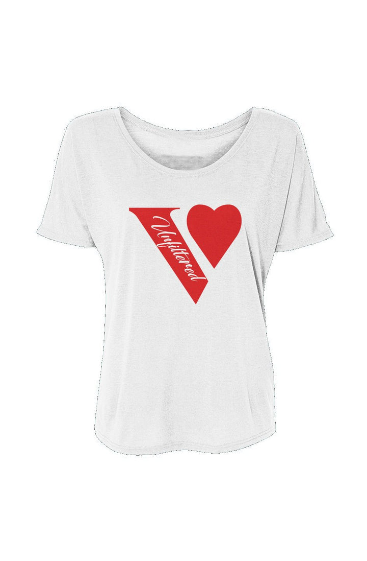 V unfiltered red - The Chic Drape Top - La Vie unfiltered