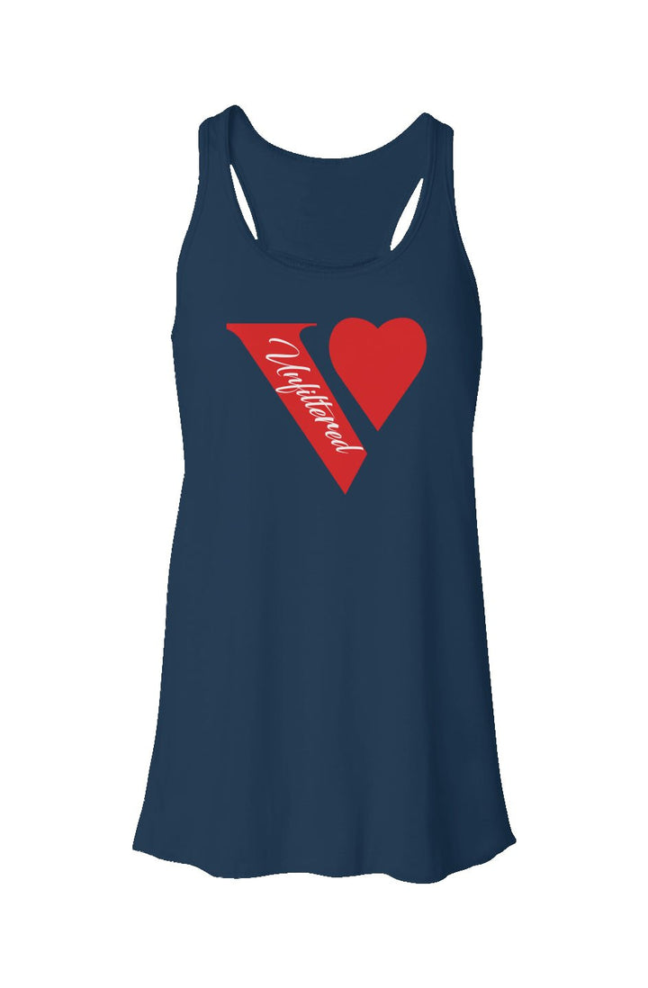 V unfiltered red - The Essentials Luxe Drape Tank - La Vie unfiltered