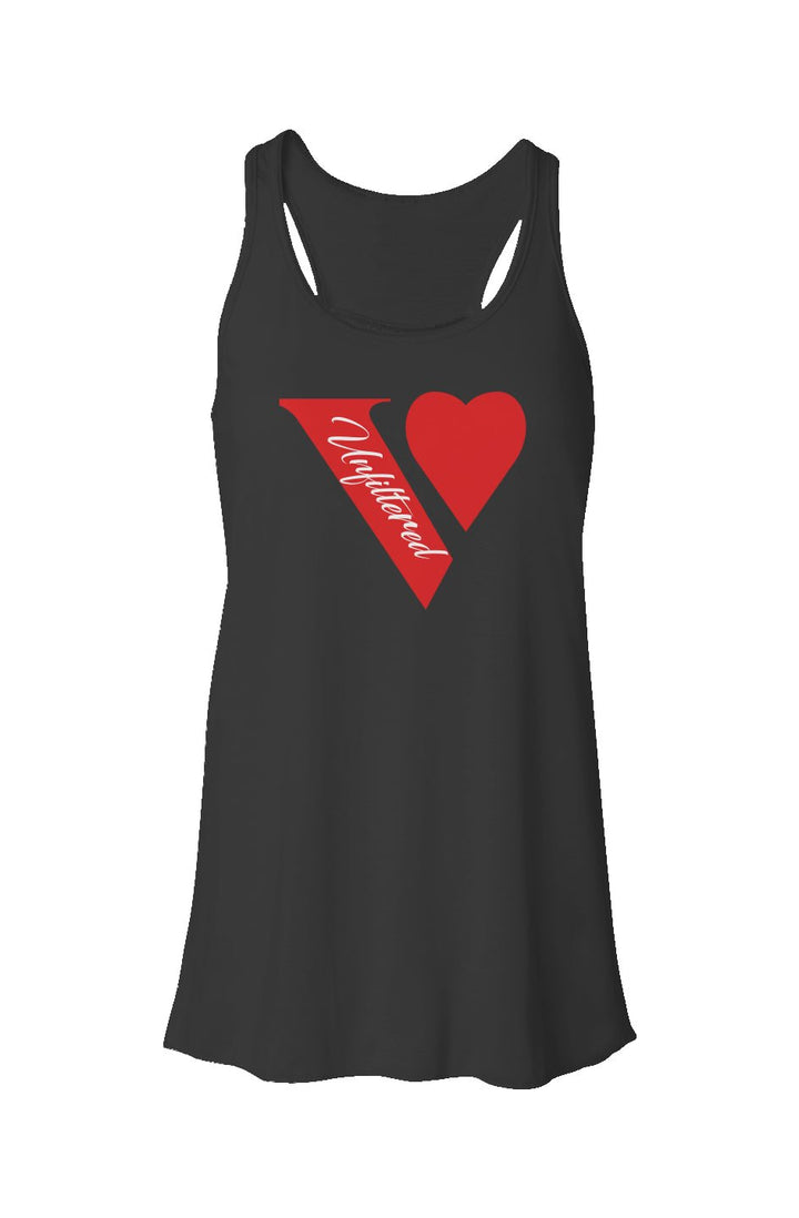 V unfiltered red - The Essentials Luxe Drape Tank - La Vie unfiltered