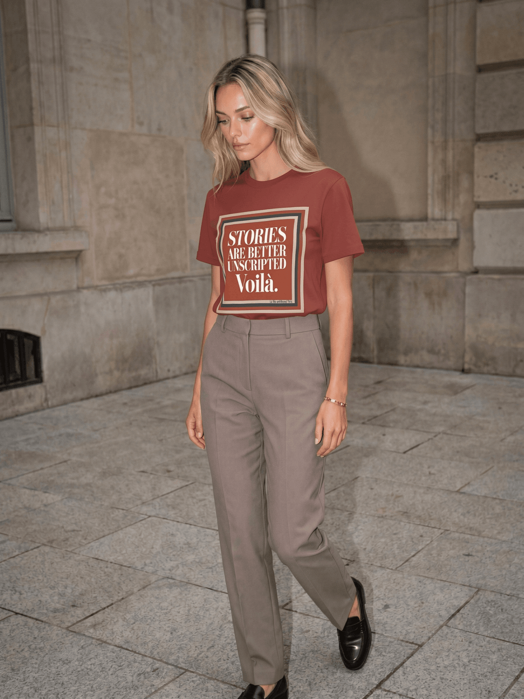 Voilà Stories — Unfiltered Tee - La Vie unfiltered